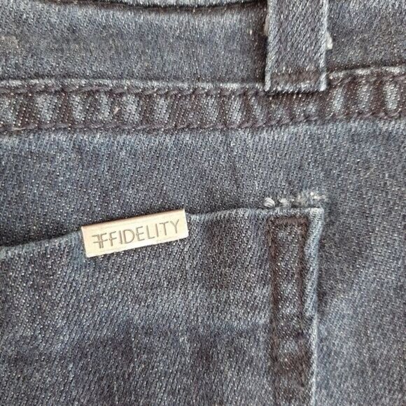 FIDELITY | Octavia Mid Rise Trousers Flare Leg Jeans Jett Rinse Sz 29 - Picture 12 of 12